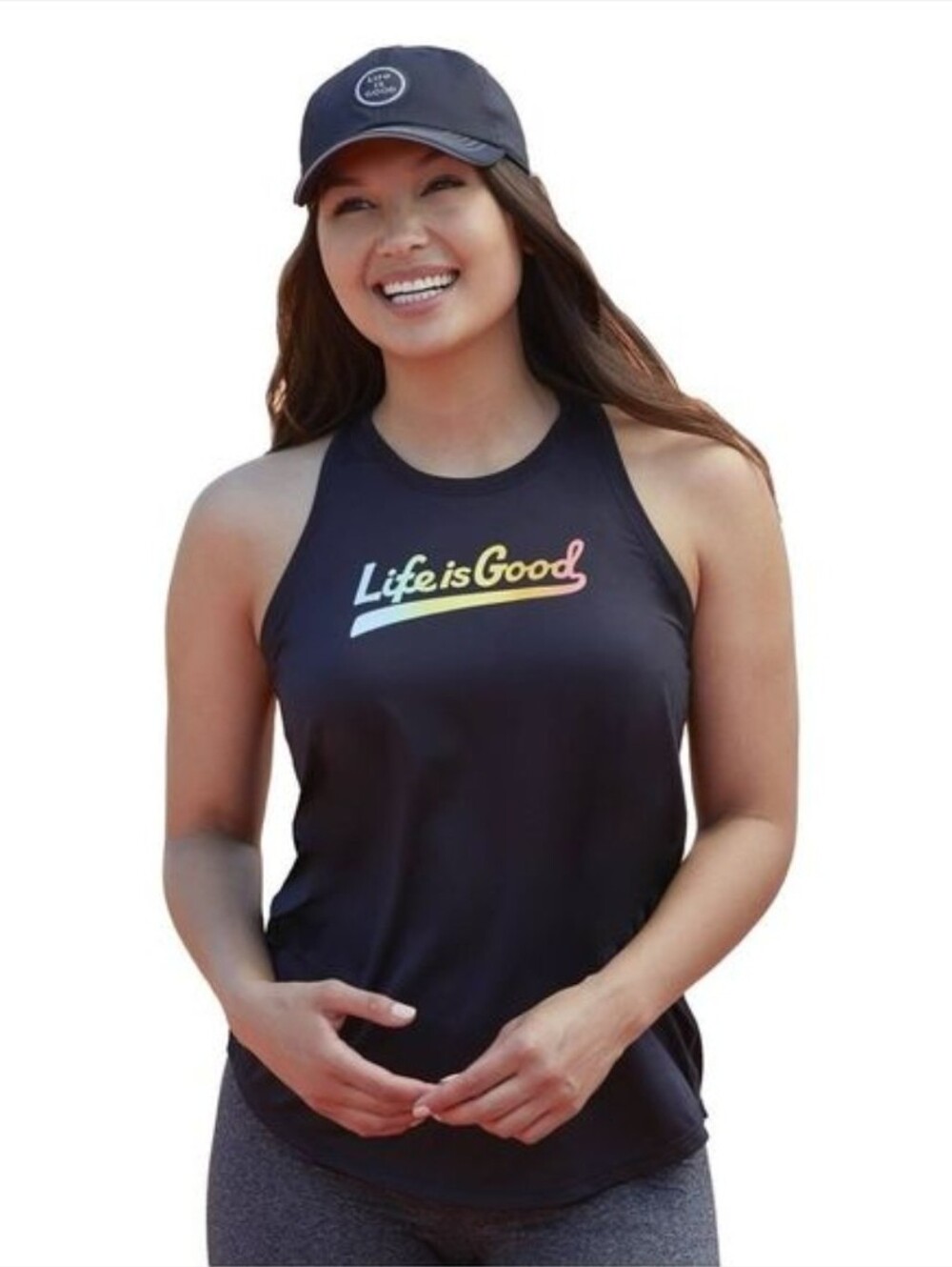 Life Is Good Ballyard Script Active Tank Top Size Large - Picture 2 of 10